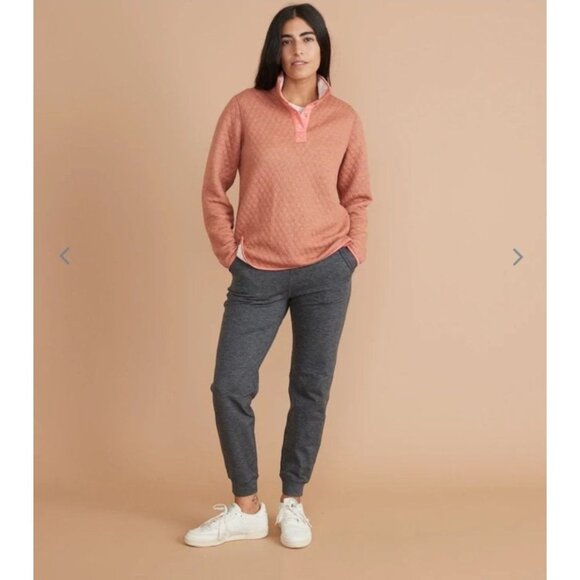 Marine Layer Liz Sport jogger dark heather grey size XS drawstring womens new - Picture 14 of 14